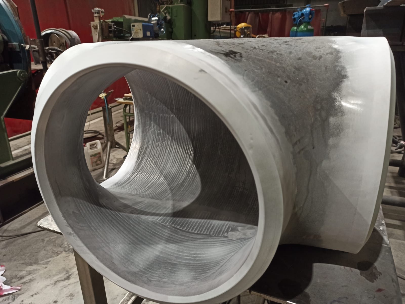 Rechargement sur pièce en T