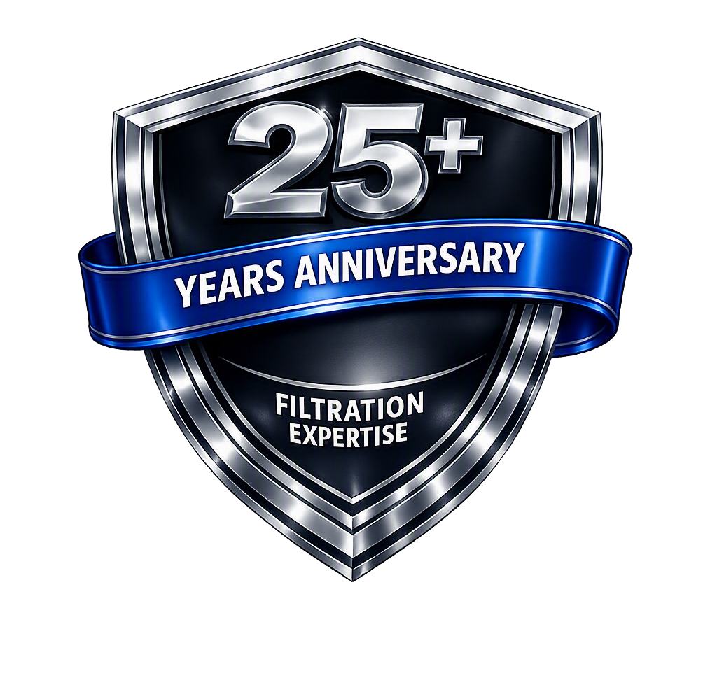 25+ ans d'expertise en filtration