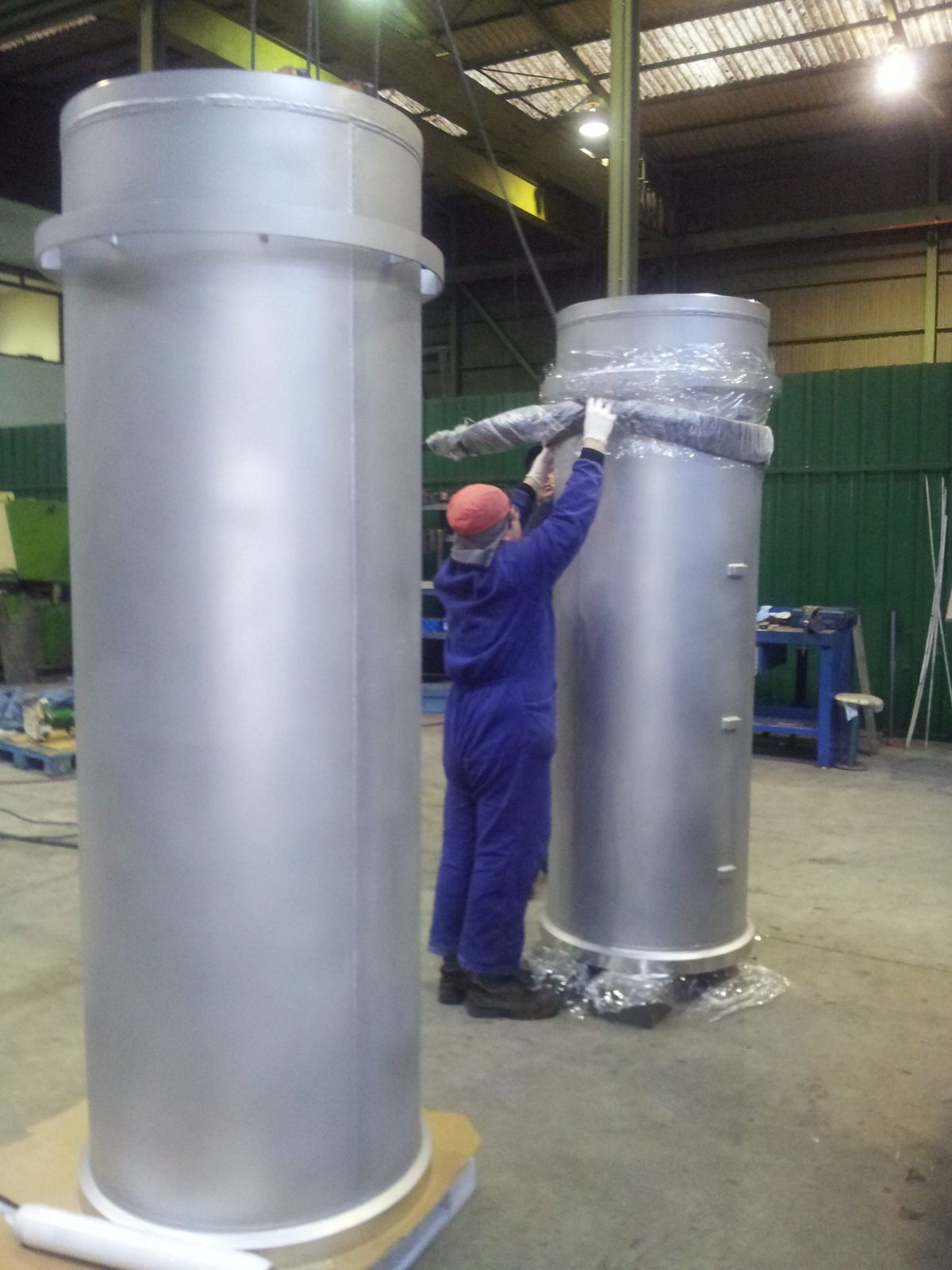 Corps de filtres sur mesure en fabrication