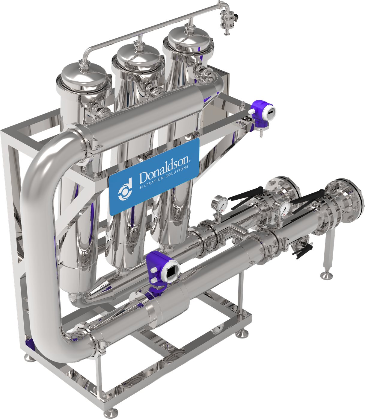 Skid de filtration haut débit